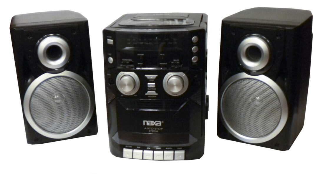 Naxa Portable CD Player with AM/FM Stereo Radio Cassette Player/Recorder by Jupiter Gear