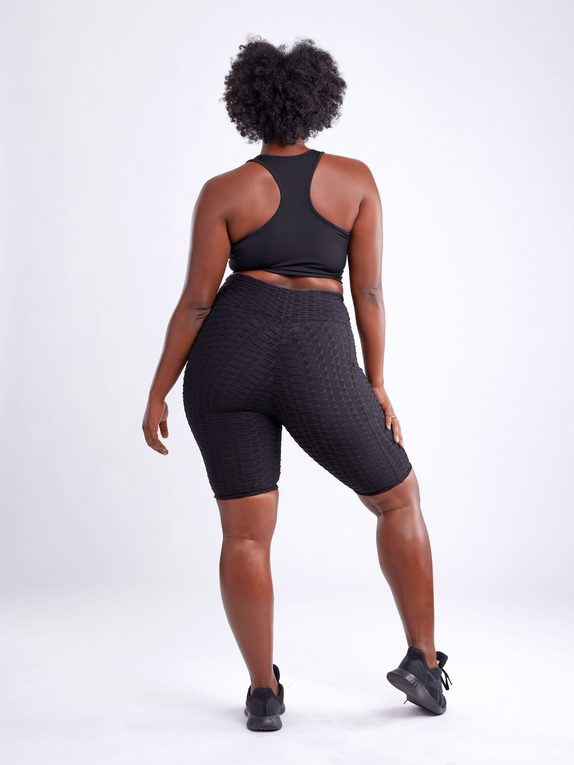 JupiterGear High-Waisted Scrunch Yoga Shorts with Hip Pockets by Jupiter Gear