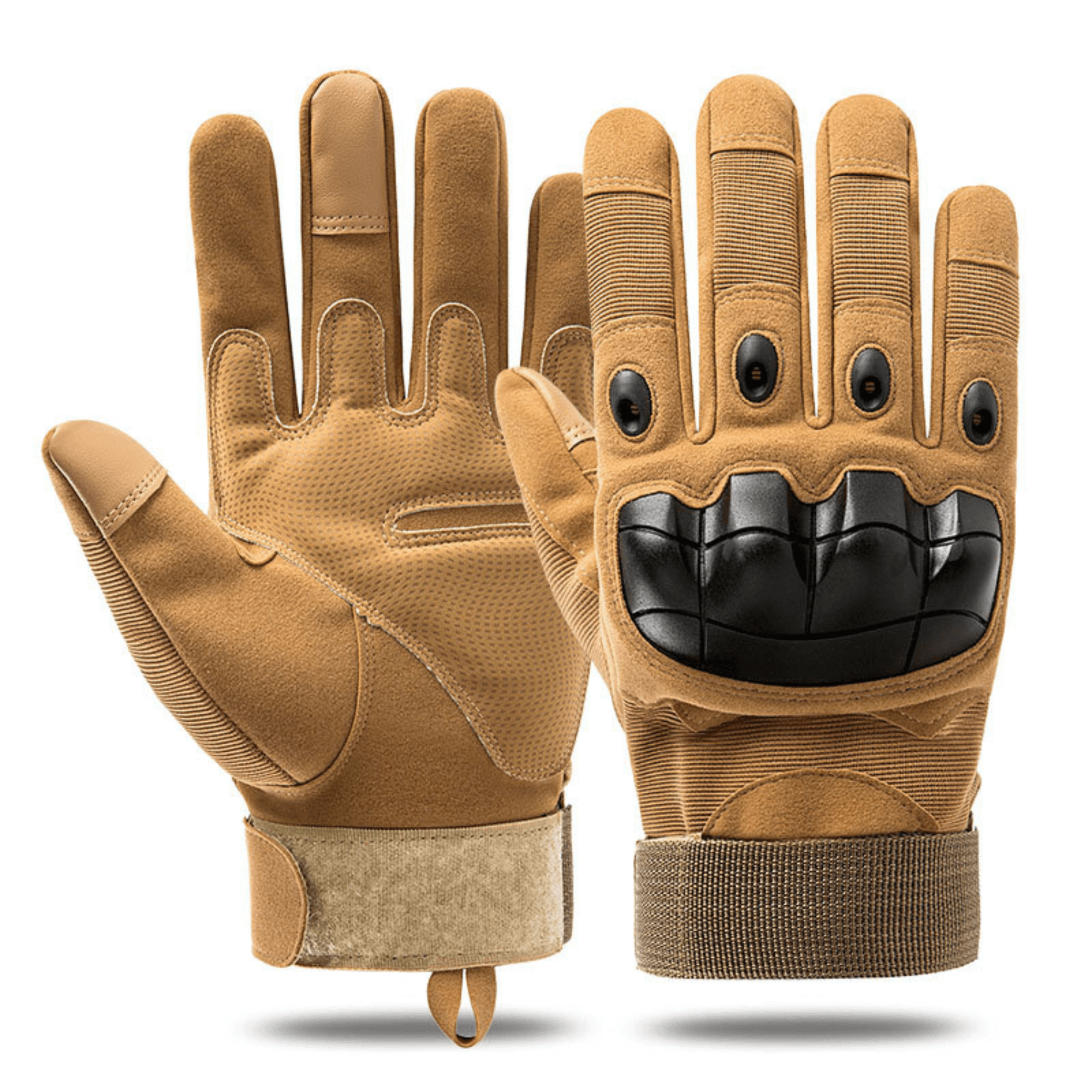 Tactical Military Airsoft Gloves for Outdoor Sports, Paintball, and Motorcycling with Touchscreen Fingertip Capability by Jupiter Gear