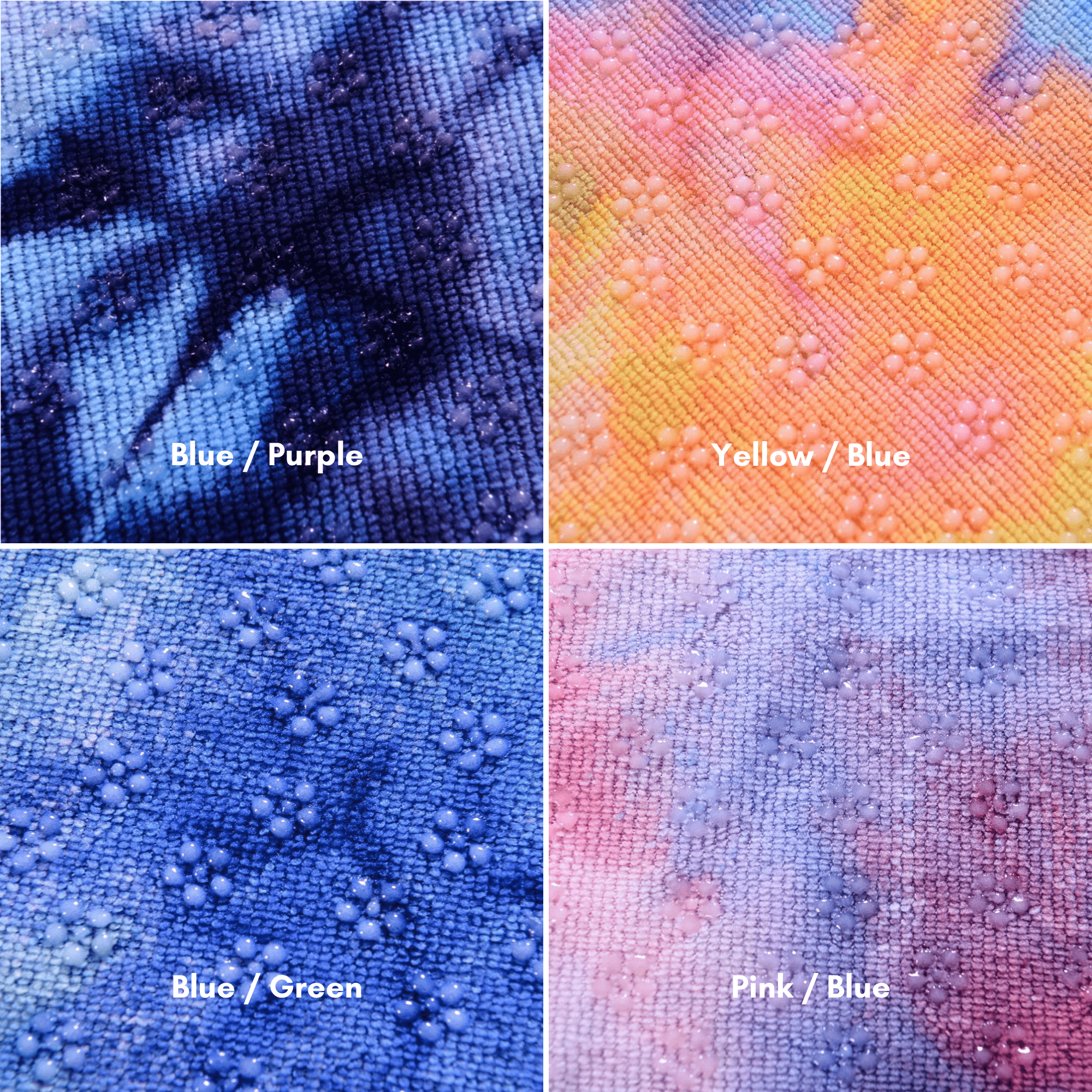 JupiterGear Tie Dye Yoga Mat Towel with Slip-Resistant Grip Dots by Jupiter Gear