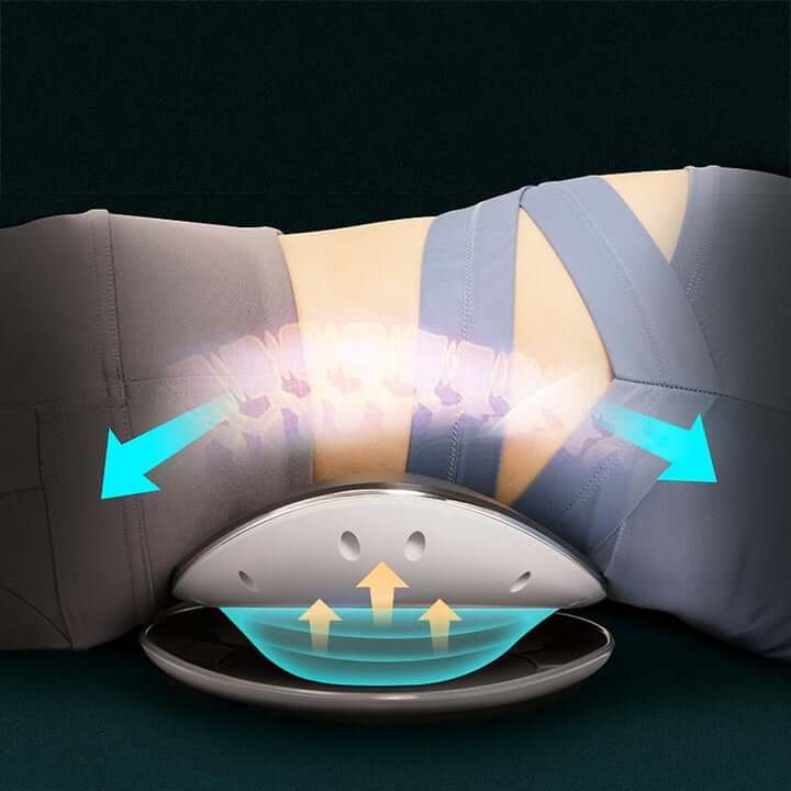 Bella2Bello Wilton Professional Lower Back Stretcher & Massager with Heat Function (Black) US-10374 by Jupiter Gear