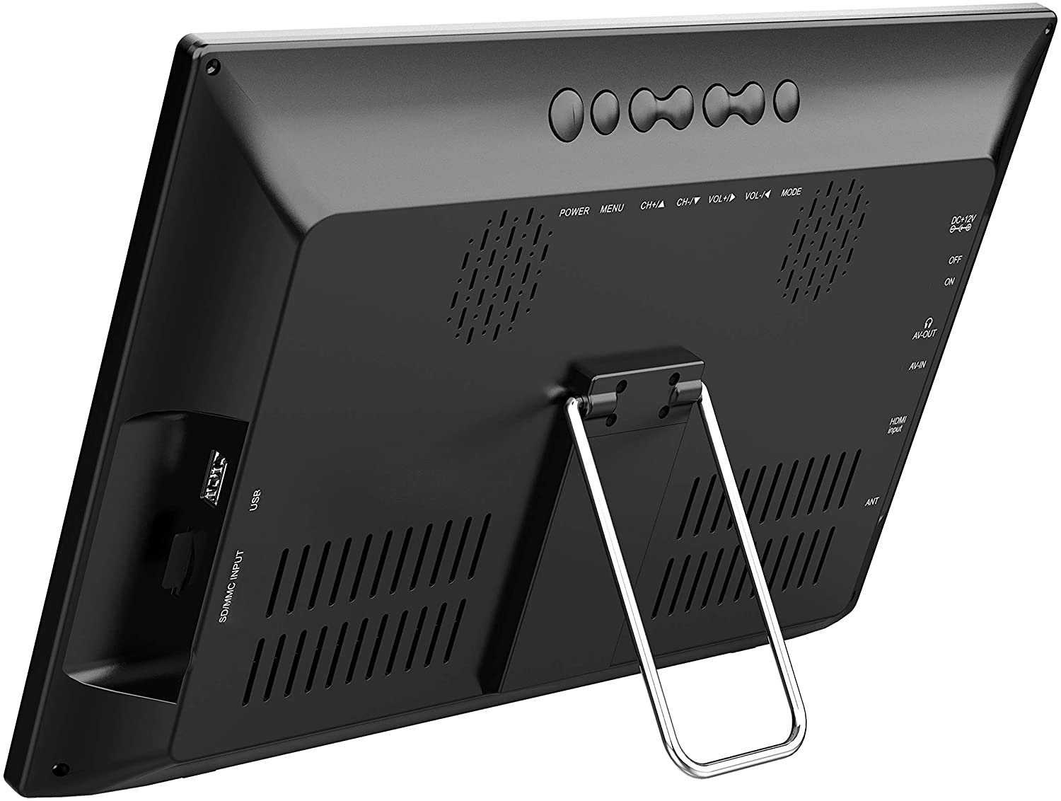 13" Supersonic Portable Digital LED TV with USB, SD, and HDMI Inputs and FM Radio | 12-Volt AC/DC Compatible by Jupiter Gear