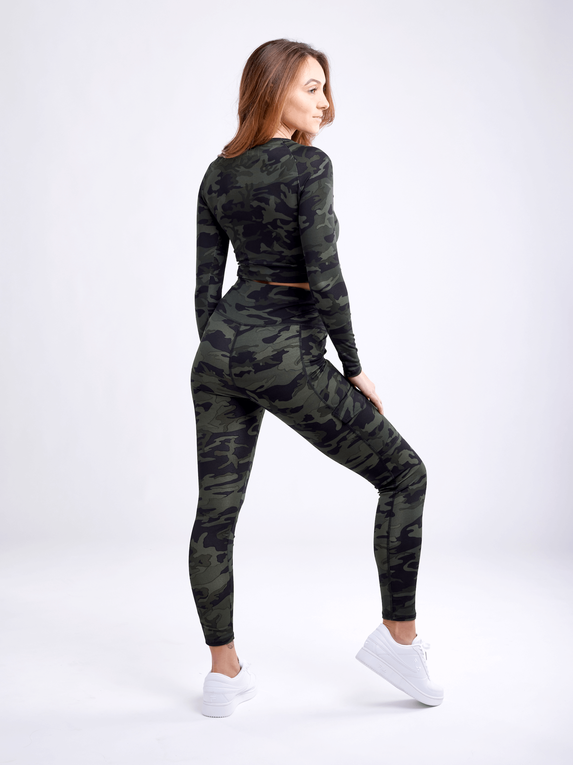 JupiterGear High-Waisted Leggings with Side Cargo Pockets by Jupiter Gear