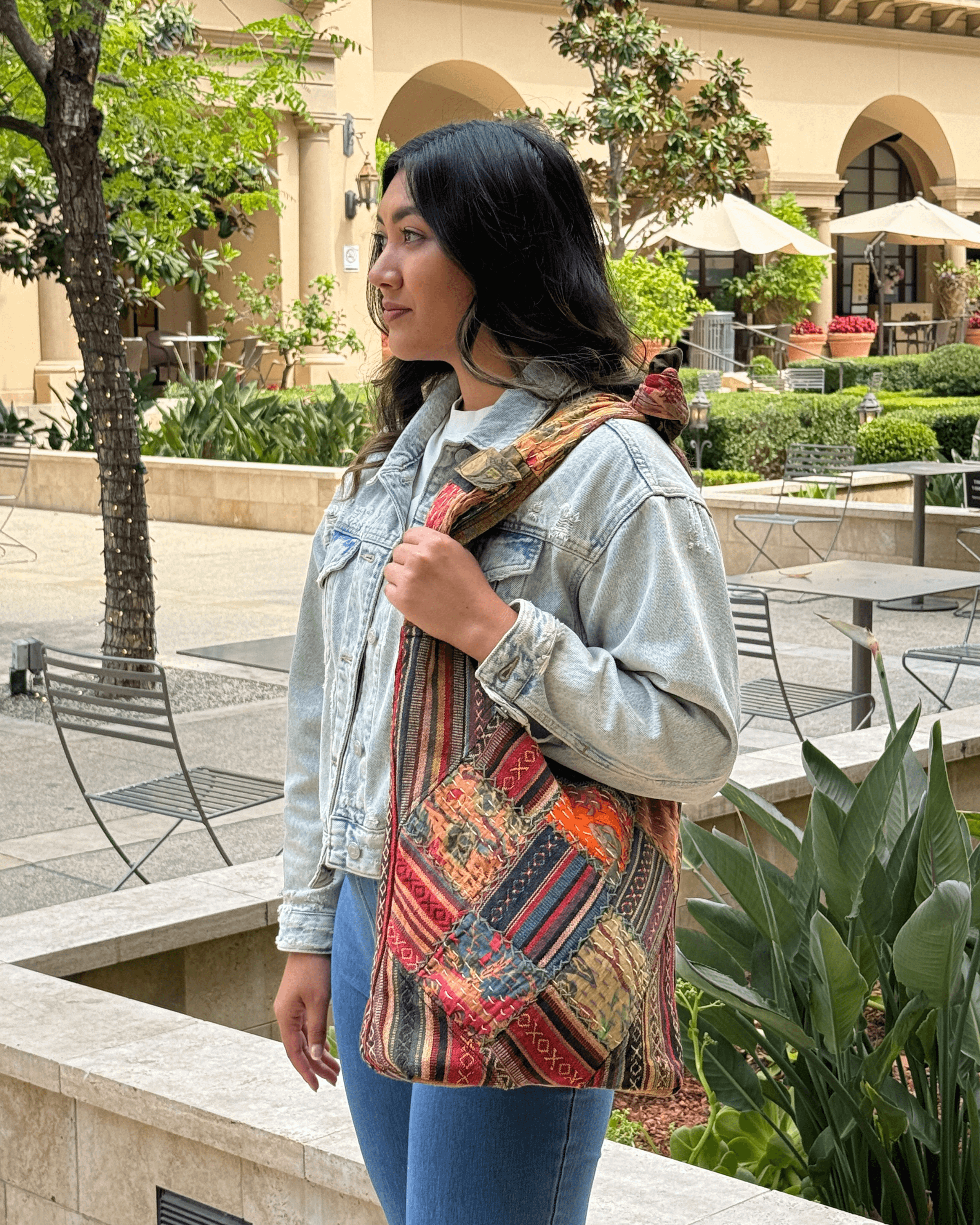 Kathmandu Collection Quilted Patchwork Hobo Bag by Jupiter Gear