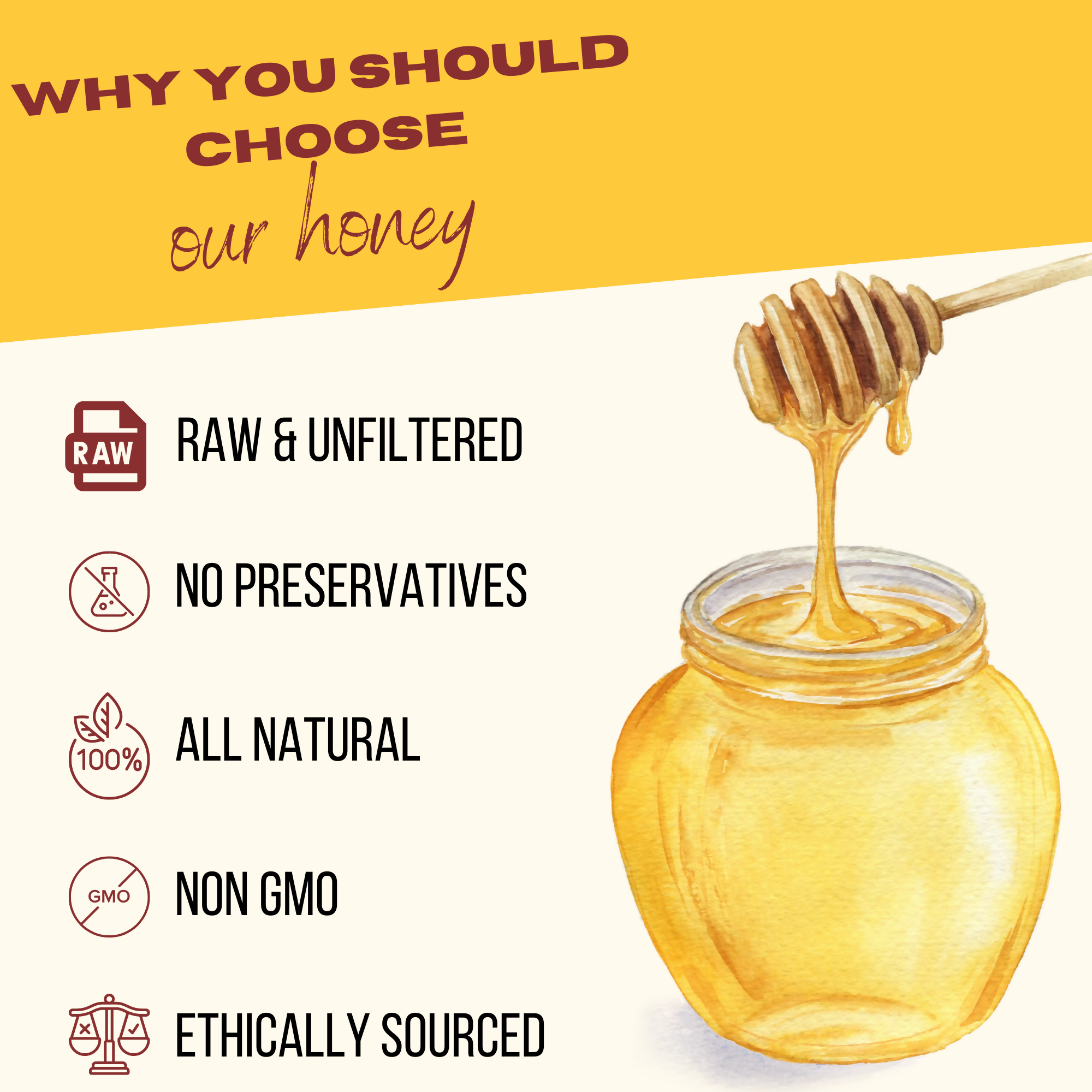 Arvoli Raw & Unfiltered Wildflower Honey - 1 GALLON of HONEY - 12 lb Jug - BULK HONEY by Farm2Me