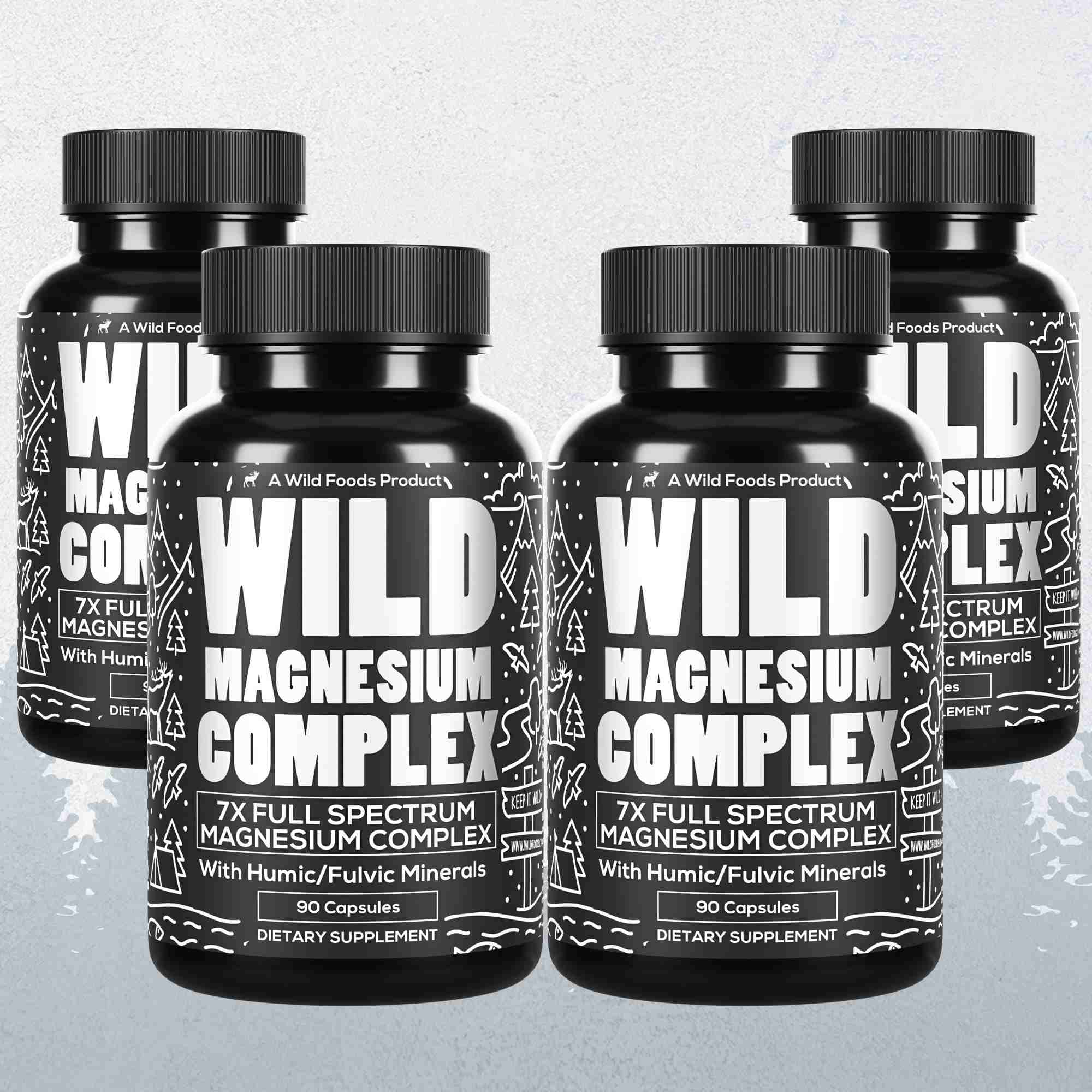 Magnesium Complex | 7-in-1 Complete Spectrum Formula by Wild Foods