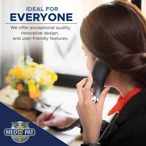 Med-Pat D800 Single Line Analog Desk Set Telephone