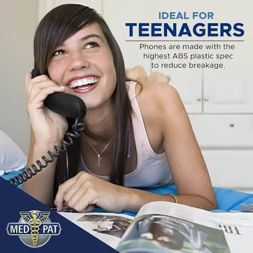 Med-Pat D800 Single Line Analog Desk Set Telephone