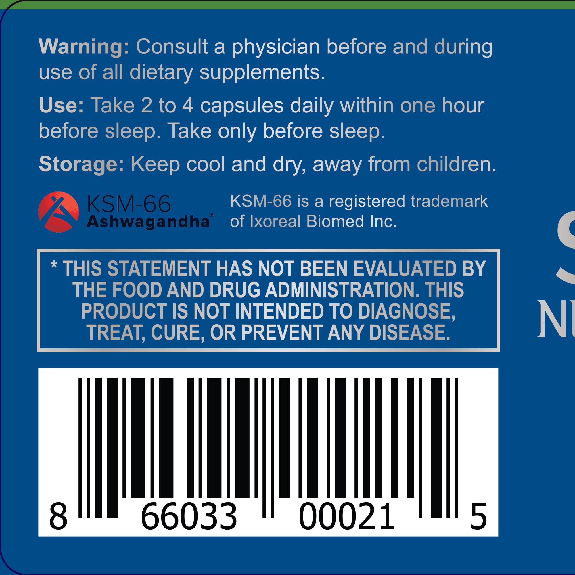 Serenity Nightly Nootropic by Thrivous