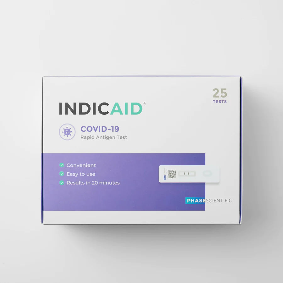 INDICAID™ COVID-19 Rapid Antigen Test Kit  - Box of 25