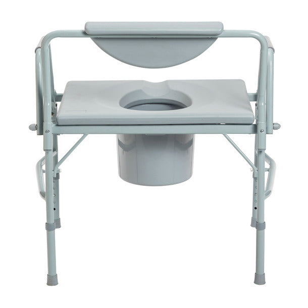 Deluxe Bariatric Drop-Arm Commode