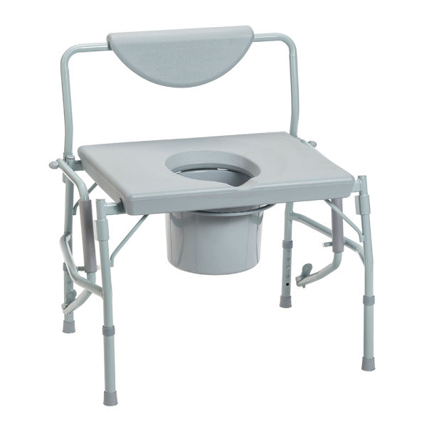 Deluxe Bariatric Drop-Arm Commode