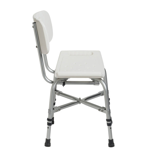 Deluxe Bariatric Shower Chair with Cross-Frame Brace