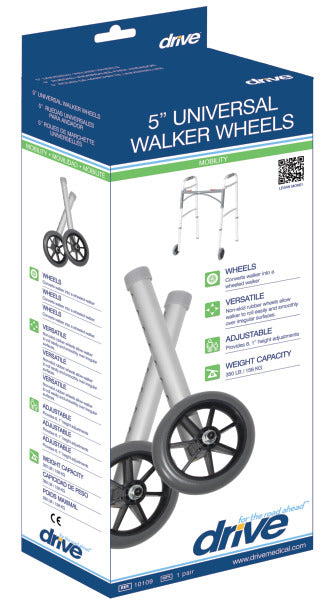 Universal 5" Walker Wheels