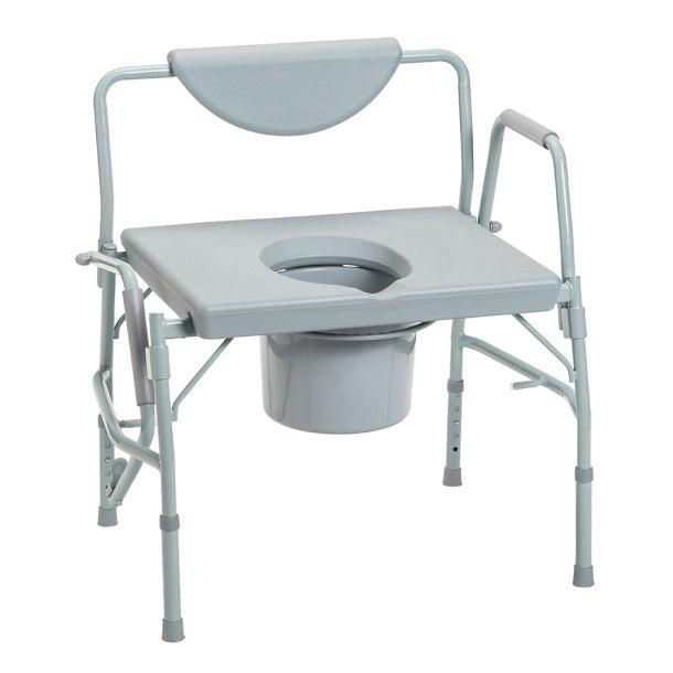 Deluxe Bariatric Drop-Arm Commode