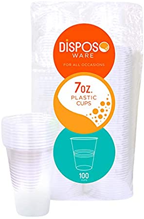 DisposoWare 7oz. Plastic Cups 1200/Case - One Source Medical Supplies
