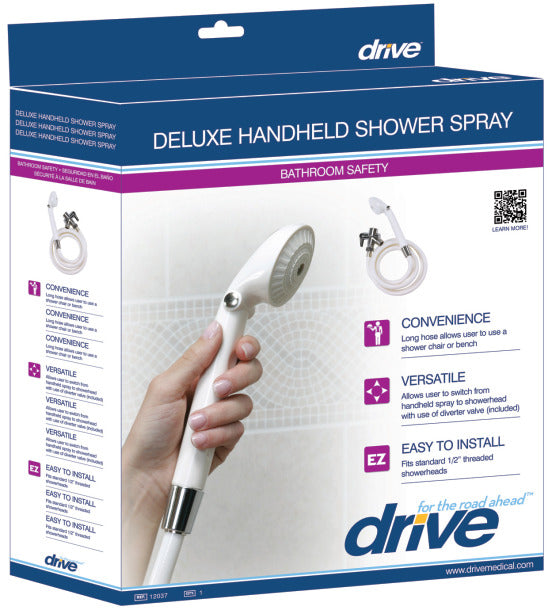 Deluxe Handheld Shower Spray with Diverter Valve