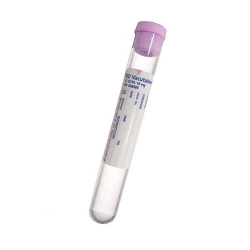 BD Medical 367844 Vacutainer® Plus Plastic EDTA Blood Collection Tube 1000/Case