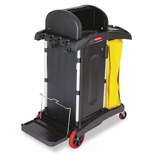 RUBBERMAID HI-SECURITY
HLTHCARE CLEANING CART BLACK
/EA.