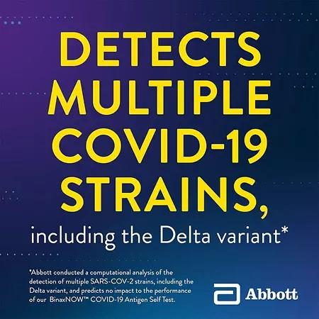 Abbott BinaxNOW COVID‐19 Antigen Self Test (2 ct.) - One Source Medical Supplies