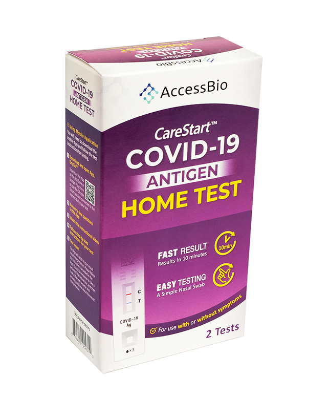 CareStart™ OTC Antigen Home Covid Test Kit (Pack of 2)