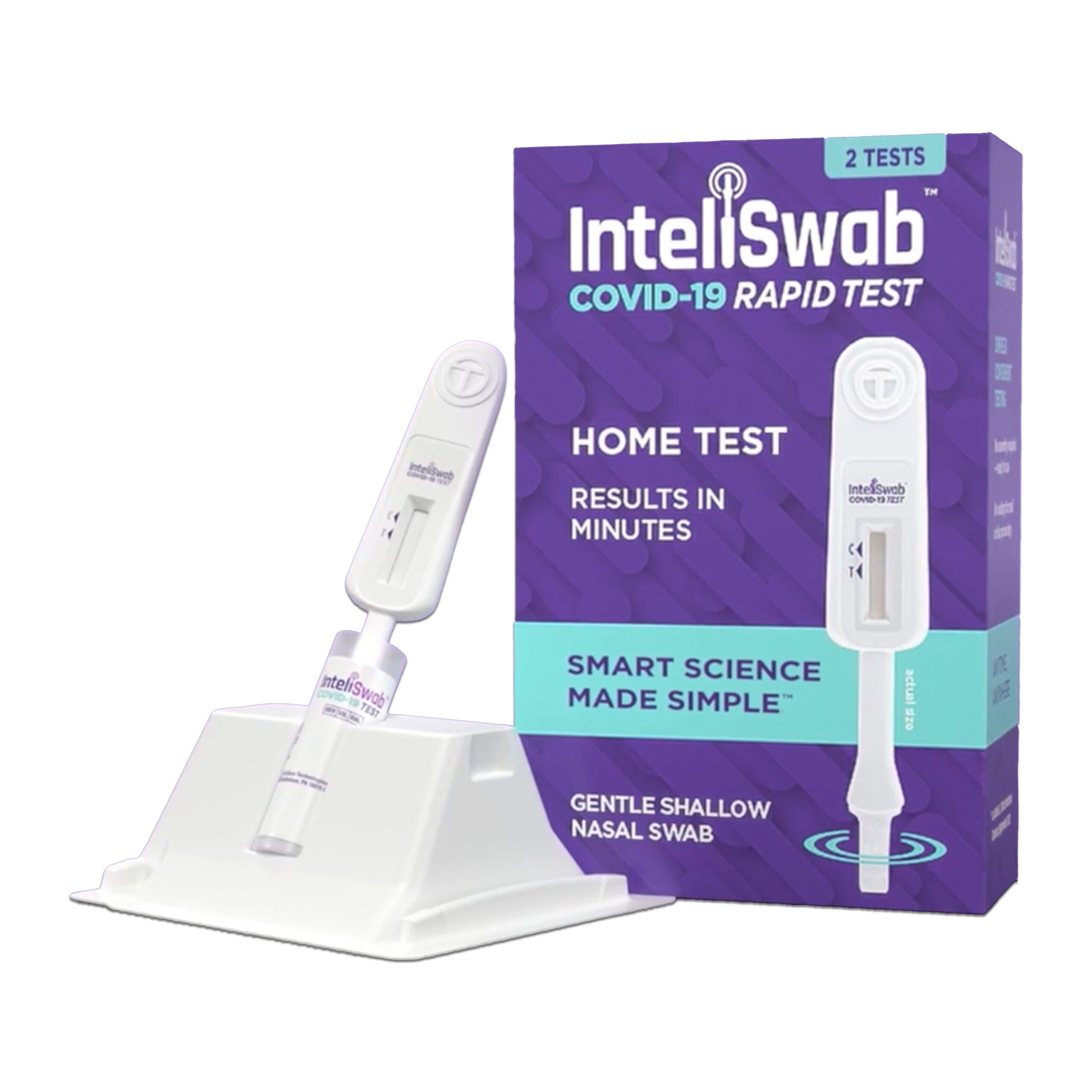 InteliSwab™ COVID-19 Rapid Antigen Self-Test OTC(Pack of 2) - One Source Medical Supplies