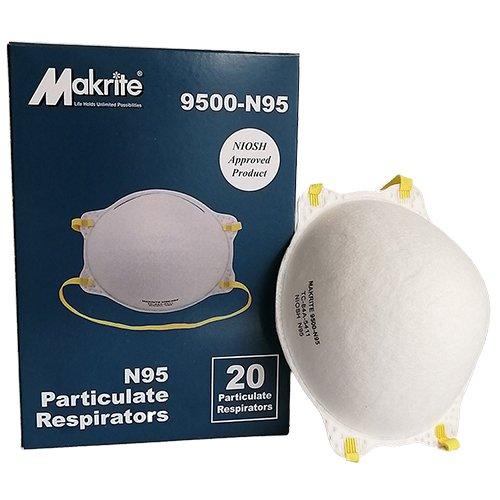 Makrite N95-9500-Small Respirator Mask (240/Case) - One Source Medical Supplies