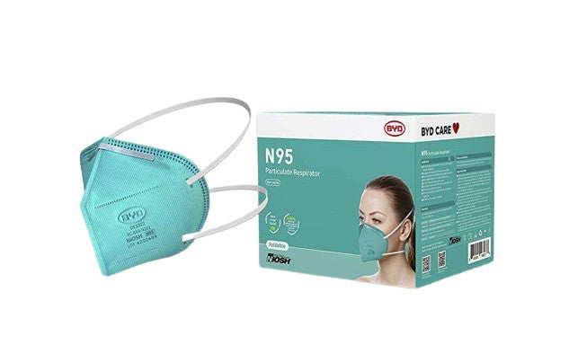 BYD CARE NIOSH Individually Wrapped N95 Respirator