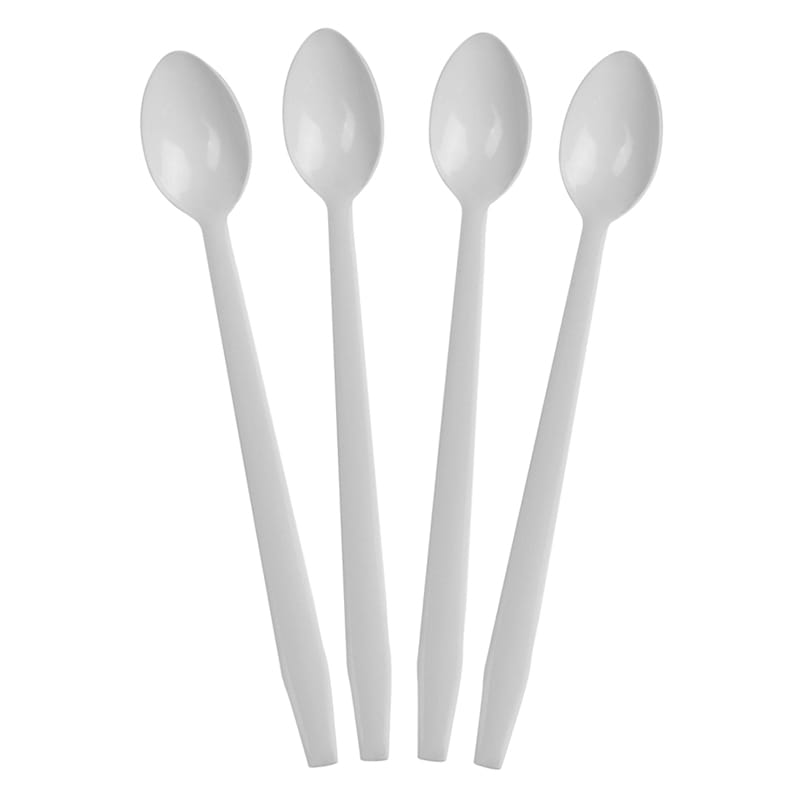 CrystalWare White Plastic Soda Spoon 1000/CS