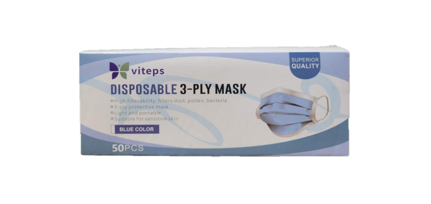 Viteps Disposable 3-Ply Mask (2000/Case)